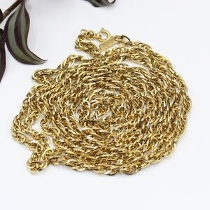 Vintage Monet extra long link necklace